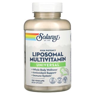 Solaray, Suplemento multivitamínico liposomal, Universal, 120 cápsulas vegetales