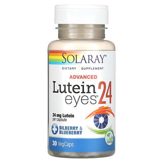 Solaray, Advanced Lutein Eyes 24 , 24 mg, 30 VegCaps