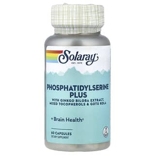 Solaray, Fosfatidilserin Plus, 60 kapsula