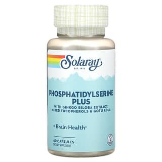 Solaray, Phosphatidylserine Plus, 60 Capsules