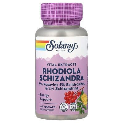 Solaray, Saul Mablin Schisandra, 500 mg, 60 Vegetarian Capsules