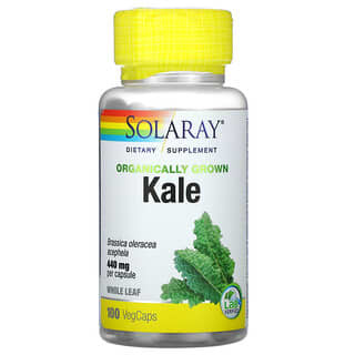 Solaray, Organically Grown Kale, 440 mg, 100 VegCaps