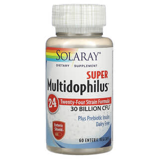 Solaray, Super Multidophilus, 15 Billion CFU, 60 Enteric Vegcaps