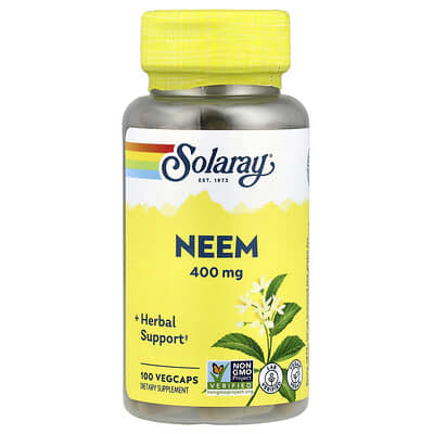 Solaray, Neem, 400 mg, 100 VegCaps