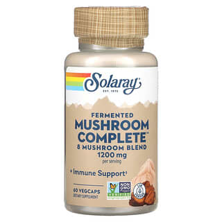 Solaray, Fermented Mushroom Complete, 600 mg, 60 VegCaps