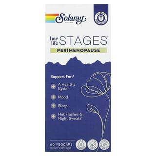Solaray, Her Life Stages, Perimenopuase, 60 pflanzliche Kapseln