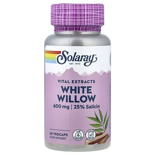 Solaray‏, תמציות Vital Extracts, ערבה לבנה, 60 כמוסות VegCap