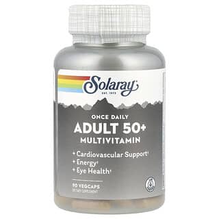 Solaray, Una cápsula por día, Suplemento multivitamínico para adultos de 50 años en adelante, 90 cápsulas vegetales