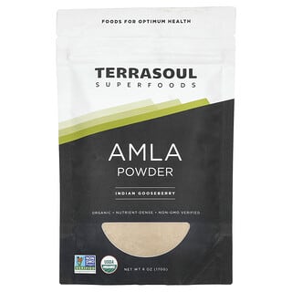 Terrasoul Superfoods‏, אבקת AMLA, חזרזר הודי, 170 גרם (6 אונקיות)