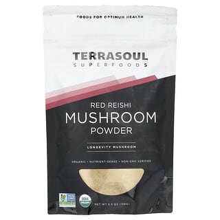 Terrasoul Superfoods, Red Reishi Mushroom Powder, 5.5 oz (156 g)