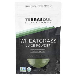 Terrasoul Superfoods‏, אבקת מיץ עשב חיטה, 141 גרם (5 אונקיות)