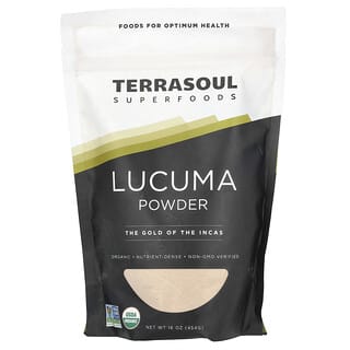 Terrasoul Superfoods, Lucuma Powder, Lucuma Powder, Das Gold der Inkas, 454 g (16 oz.)