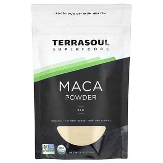Terrasoul Superfoods, Maca-Peruana em Pó, Crua, 170 g (6 oz)