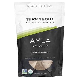 Terrasoul Superfoods, Amla em Pó, 454 g (16 oz)