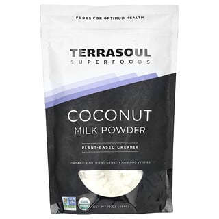 Terrasoul Superfoods, Leche de coco en polvo, 454 g (16 oz)