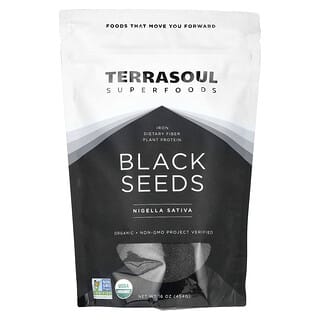 Terrasoul Superfoods‏, זרעים שחורים, ניג'לה סאטיבה, 454 גרם (16 אונקיות)