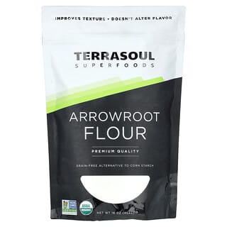 Terrasoul Superfoods, мука из аррорута, 454 г (16 унций)