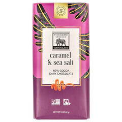 Endangered Species Chocolate, Caramel & Sea Salt Dark Chocolate, 60% ...