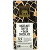 Endangered Species Chocolate, Toffee de avellana y chocolate negro, 72 % de cacao, 85 g (3 oz)