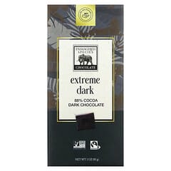 Endangered Species Chocolate, Extreme Dark Chocolate, 88% Cocoa, 3 oz (85 g)