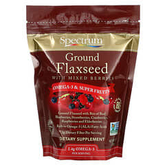 Spectrum Essentials, Ground Flaxseed with Mixed Berries, 12 oz (340 g)