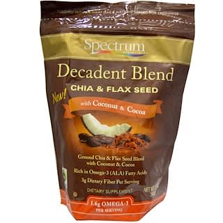 Spectrum Essentials, Mezcla de semillas de chia y lino con coco y cacao de 340 g