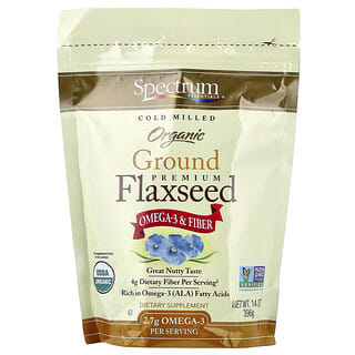 Spectrum Essentials, Organic Ground Premium Flaxseed, 14 oz (396 g)