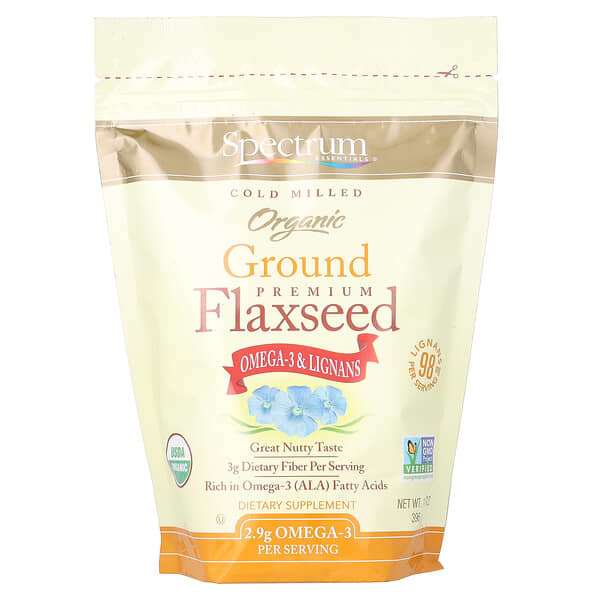Organic Ground Premium Flaxseed, 14 oz (396 g)