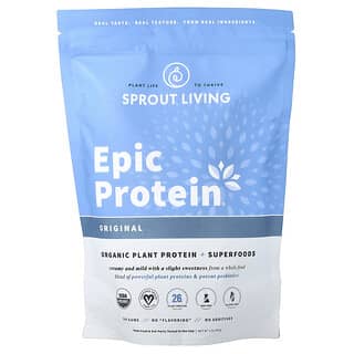 Sprout Living, Epic Protein, Organic Plant Protein + Superfoods, Original, 456 g