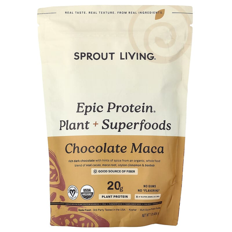 Epic Protein（エピックプロテイン）、オーガニック植物性タンパク質＋
