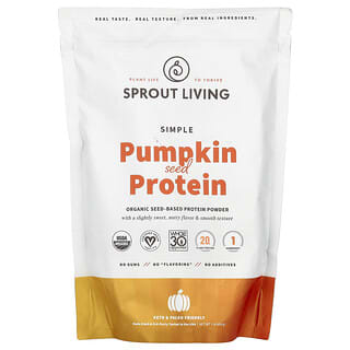 Sprout Living, чистый протеин из семян тыквы, 454 г (1 фунт)