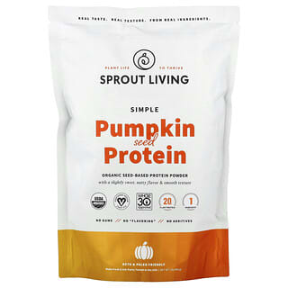 Sprout Living, Simple Pumpkin Seed Protein, 1 lb (450 g)