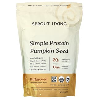 Sprout Living, Protéines de graines de courge simples, 454 g