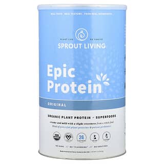 Sprout Living, Epic Protein®, Proteína vegetal orgánica más superalimentos, Original, 912 g (2 lb)