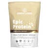 Epic Protein, Protéines végétales biologiques + Superaliments, Café complet, 494 g