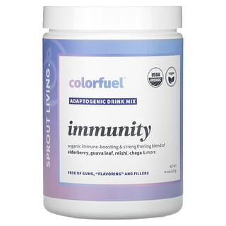 Sprout Living, Colorfuel Immunity, Mélange pour boisson adaptogène, 125 g