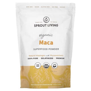 Sprout Living, Bio-Maca, Superfood-Pulver, 450 g (1 lb.)