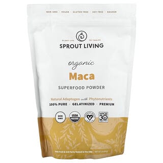 Sprout Living, Bio-Maca, Superfood-Pulver, 450 g (1 lb.)
