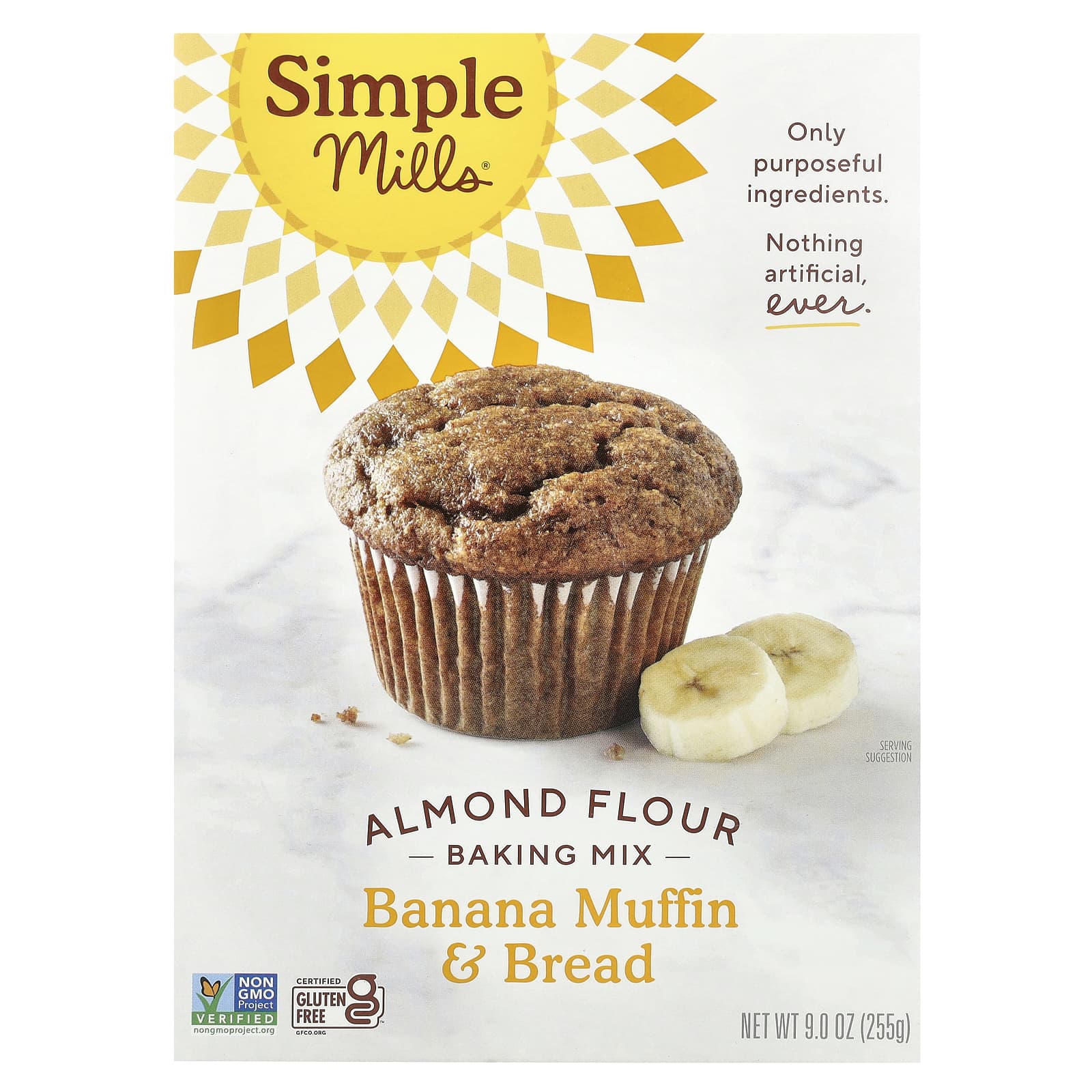 Almond Flour Baking Mix, Banana Muffin Bread, oz (255 g)