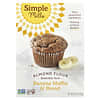Simple Mills, Sin gluten de forma natural, mezcla de harina de almendras, panecillo de plátano y pan, 9 oz (255 g)