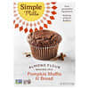 Simple Mills, Naturalmente sin gluten, mezcla de harina de almendras, pan y panecillo de calabaza, 9.0 oz (255 g)