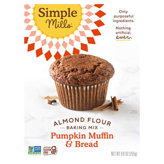 Simple Mills, Mistura para Panificação de Farinha de Amêndoas, Muffin e Pão, 255 g (9,0 oz)