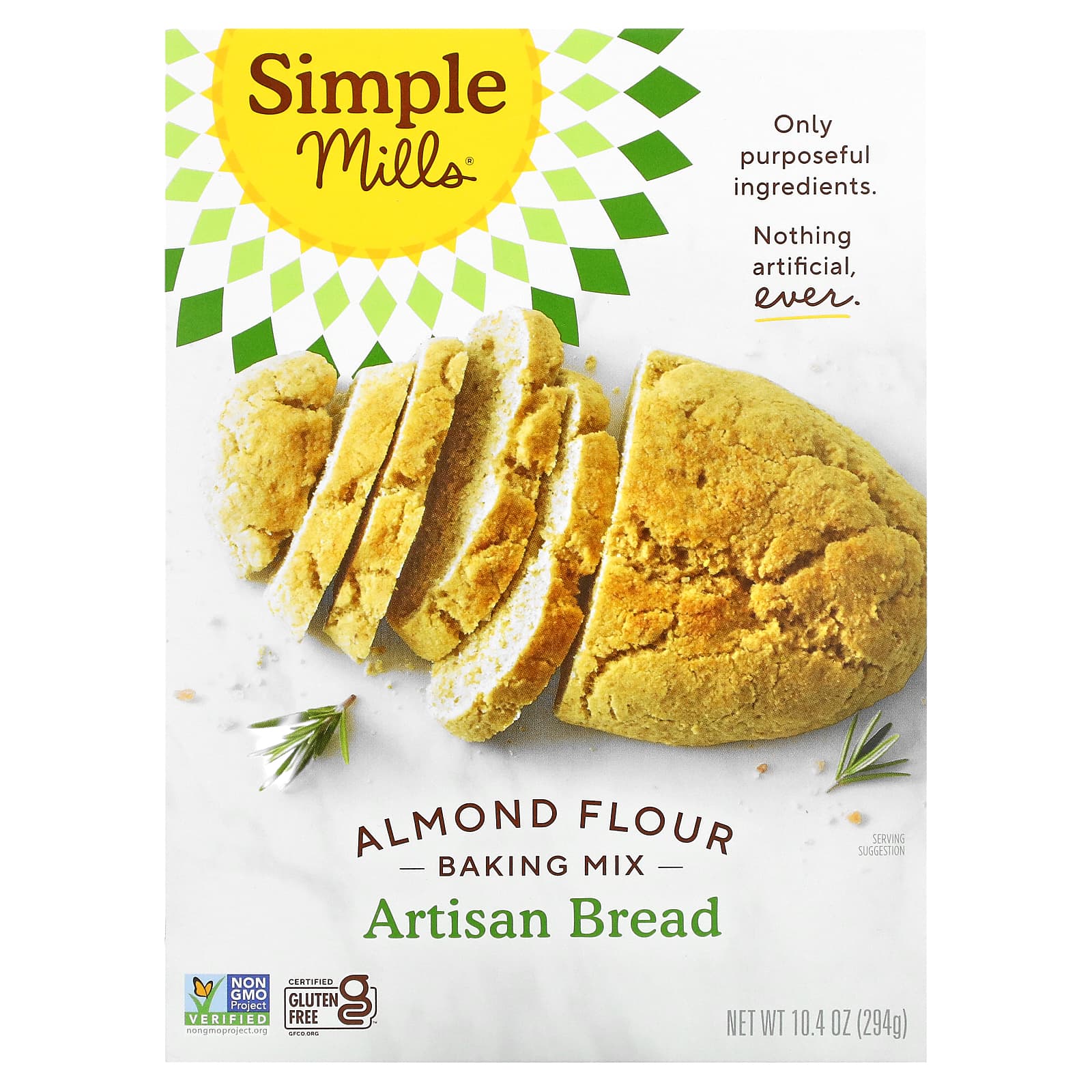 Simple Mills ナチュラリー グルテンフリー アーモンド粉ミックス 手作りパン 10 4オンス 294 G Simple Mills ナチュラリー グルテンフリー アーモンド粉ミックス 手作りパン 10 4オンス 294 G