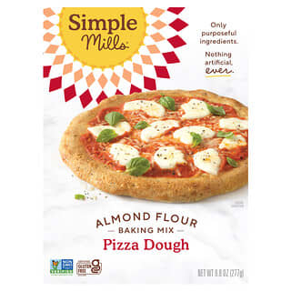 Simple Mills, Almond Flour Baking Mix, Pizza Dough, 9.8 oz (277 g)