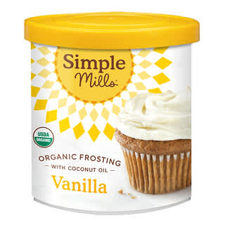 Simple Mills, Organic Frosting with Coconut Oil,  Vanilla, 10 oz (283 g)