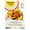 Simple Mills, Galletas de harina de almendras, Queso cheddar artesanal, 120 g (4,25 oz)