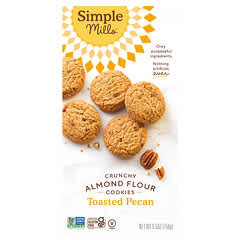 Simple Mills, Crunchy Almond Flour Cookies, Toasted Pecan, 5.5 oz (156 g)