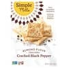 Almond Flour Crackers, Cracked Black Pepper, 4.25 oz (120 g)