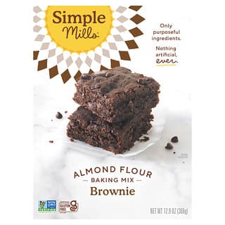 Simple Mills, Tepung Almon untuk Adonan Kue, Brownie, 368 g (12,9 ons)