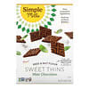 Seed & Nut Flour Sweet Thins, Mint Chocolate, 4.25 oz (120 g)